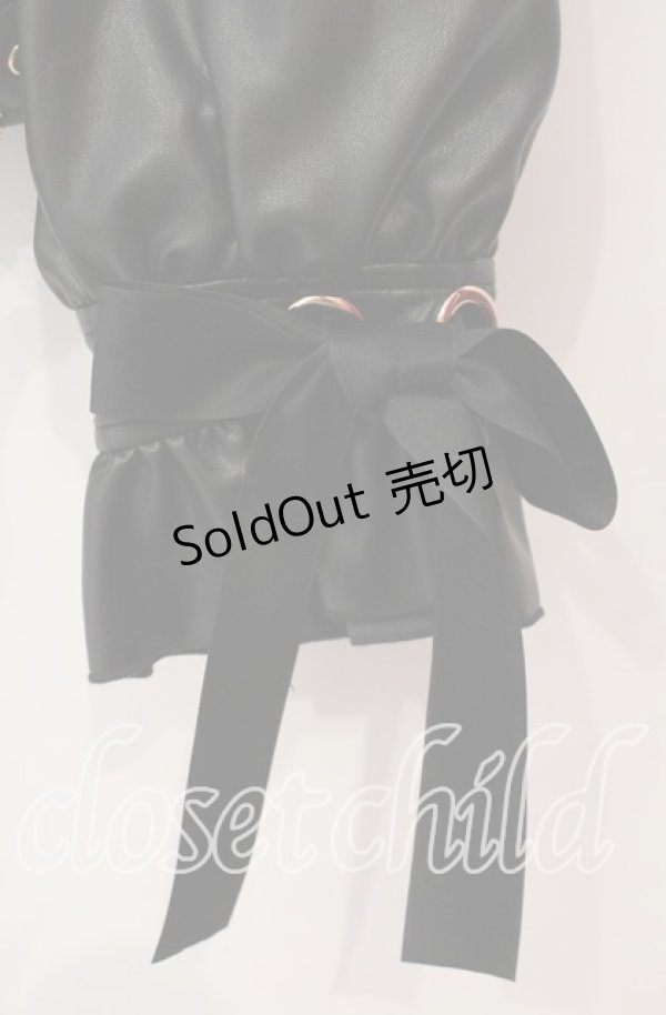 画像3: Rojita / サイドビジューバックルベルトライダース F クロ O-25-11-03-025-LO-JA-OW-OS (3)