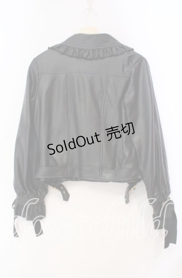 画像4: Rojita / サイドビジューバックルベルトライダース F クロ O-25-11-03-025-LO-JA-OW-OS (4)