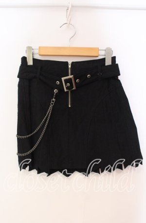 画像: Ozz On / プリーツミニスカート  ブラック O-25-11-03-031-OO-SK-OW-OS