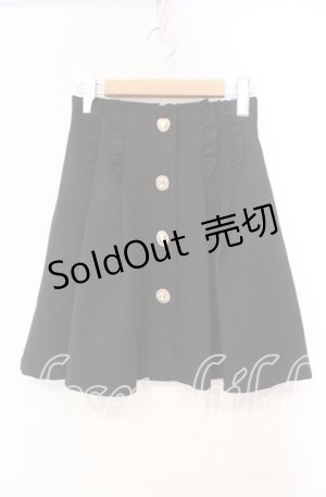 画像: Rojita / Wフリルタックフレアスカート F クロ O-25-11-03-035-LO-SK-OW-ZT120