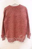画像3: PINK HOUSE / ローズモチーフネップニットカーディガン  ピンク O-25-11-03-040-LO-TO-IG-OS (3)