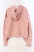 画像3: axes femme POETIQUE / ドットチュール使いパーカー  ピンク O-25-11-03-047-AX-TO-IG-OS (3)