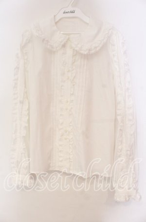 画像: Angelic Pretty / Picotフリルブラウス  シロ O-25-11-03-053-AP-BL-IG-OS