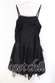 画像3: Qutie Frash / 胸フリルキャミソールワンピース  ブラック O-25-11-03-058-QU-OP-IG-OS (3)