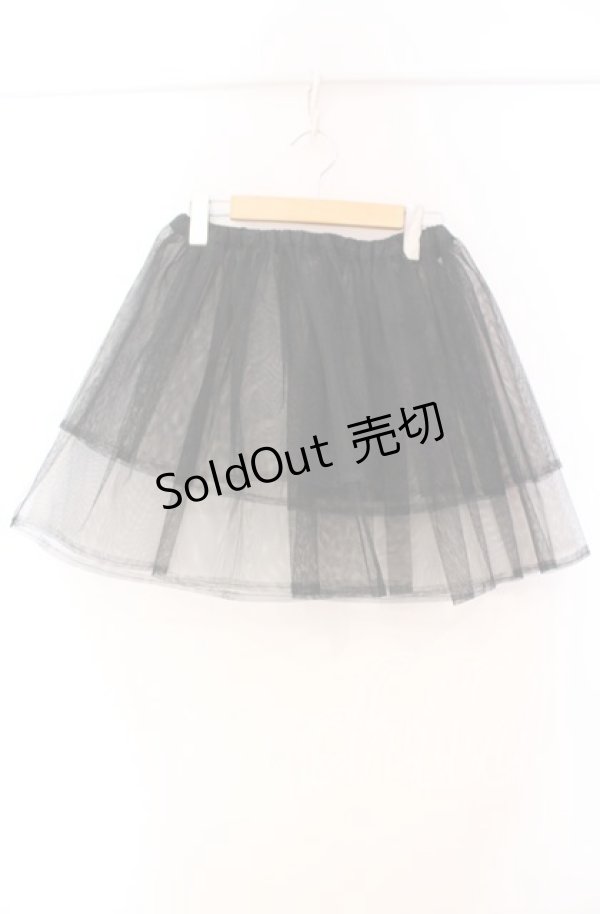 画像1: ATELIER PIERROT / ハードチュールパニエ  ブラック O-25-11-03-062-EL-SK-IG-OS (1)