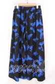 画像3: ACDC RAG / バタフライワイドパンツ  ブラック×ネイビー O-25-11-03-066-PU-PA-IG-ZT401 (3)