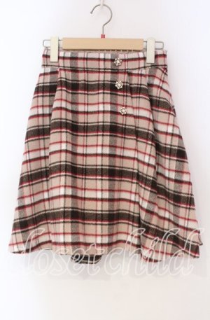 画像: LODISPOTTO / ボタン配色起毛スカート M ベージュ O-25-11-03-072-LO-SK-OW-OS