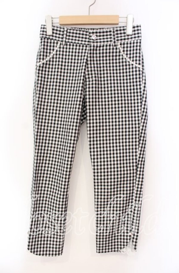 画像1: LODISPOTTO / ギンガムパンツ S クロ O-25-11-03-073-LO-PA-OW-ZT191 (1)
