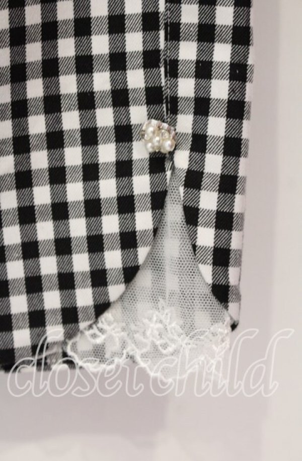 画像2: LODISPOTTO / ギンガムパンツ S クロ O-25-11-03-073-LO-PA-OW-ZT191 (2)