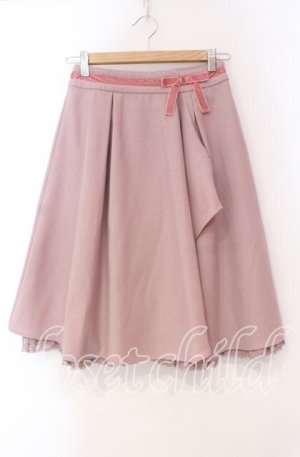 画像: LODISPOTTO / 裾レースラップ風スカート S ピン O-25-11-03-076-LO-SK-OW-OS