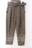 画像1: LODISPOTTO / ミニリボン配色千鳥パンツ M ブラウン O-25-11-03-077-LO-PA-OW-ZT177 (1)