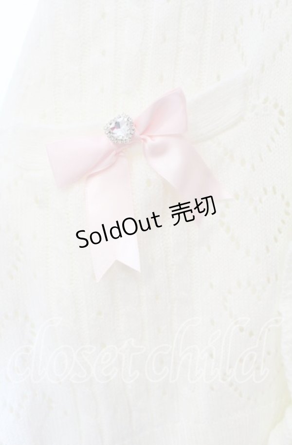 画像3: DearMyLove / セーラ襟フリルカーディガン M〜L シロ O-25-11-03-085-EL-TO-OW-OS (3)