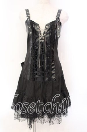 画像: ACDC RAG / 2ダンワンピース  ブラック O-25-11-03-090-PU-OP-OW-OS