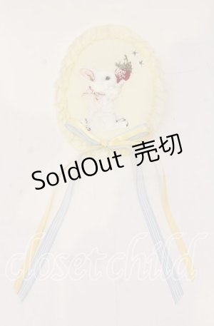 画像: 【SALE】PINK HOUSE / スイーツスプリングバニーワッペンブローチ  イエロー O-25-11-03-002-LO-ZA-IG-ZT434-F004