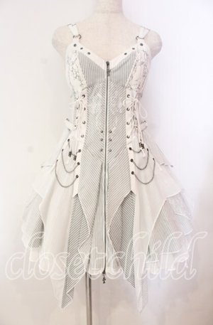 画像: Ozz Croce / Garden of Fallen Angel ビスチェワンピース  ホワイト O-25-11-03-012-OO-OP-OW-OS