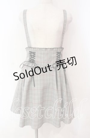 画像: MA*RS / ダブルレースアップサススカート  クロ O-25-11-03-018-EL-SK-OW-OS