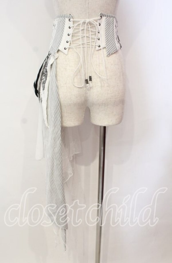画像4: Ozz Croce / Garden of Fallen Angelコルセットスカート  ホワイト O-25-11-03-019-OO-SK-OW-OS (4)