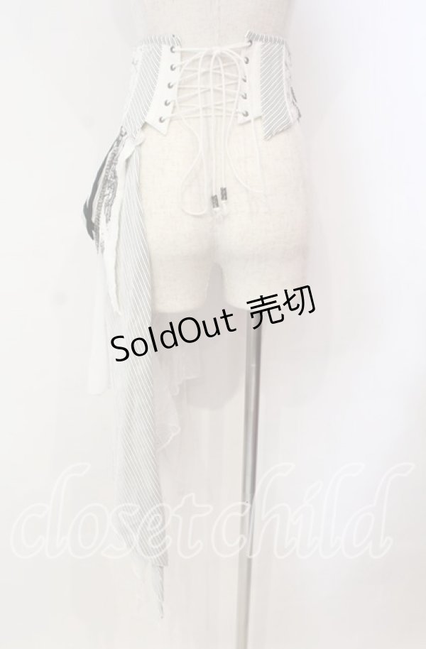 画像4: Ozz Croce / Garden of Fallen Angelコルセットスカート  ホワイト O-25-11-03-019-OO-SK-OW-OS (4)