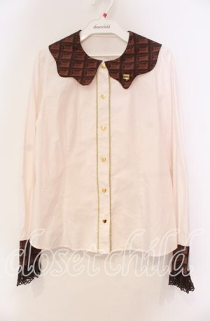 画像: Angelic Pretty / Chocolaterieブラウス  薄ピンク O-25-11-03-020-AP-BL-IG-OS