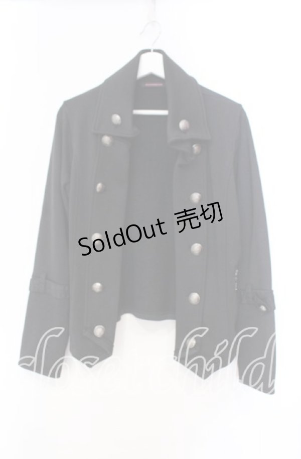 画像1: ALGONQUINS / ナポレオンカットジャケット 1 ブラック O-25-11-03-021-AL-JA-OW-OS (1)