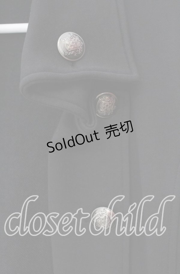 画像2: ALGONQUINS / ナポレオンカットジャケット 1 ブラック O-25-11-03-021-AL-JA-OW-OS (2)