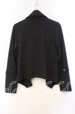 画像3: ALGONQUINS / ナポレオンカットジャケット 1 ブラック O-25-11-03-021-AL-JA-OW-OS (3)