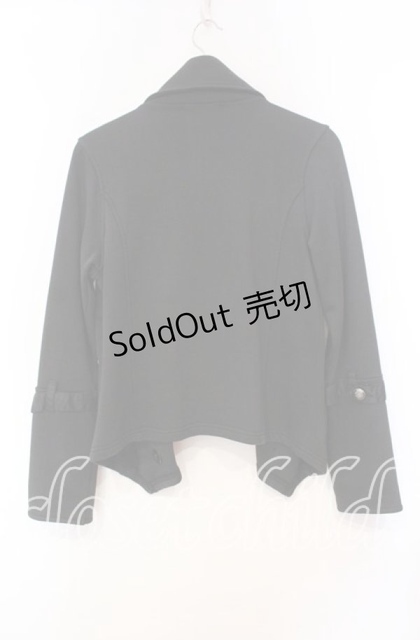 画像3: ALGONQUINS / ナポレオンカットジャケット 1 ブラック O-25-11-03-021-AL-JA-OW-OS (3)