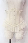 画像1: abilletage / レースプリントショートコルセット 3 アイボリー O-25-11-03-024-GO-TO-OW-OS (1)