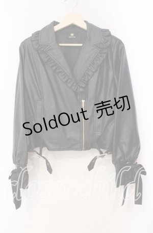 画像: Rojita / サイドビジューバックルベルトライダース F クロ O-25-11-03-025-LO-JA-OW-OS