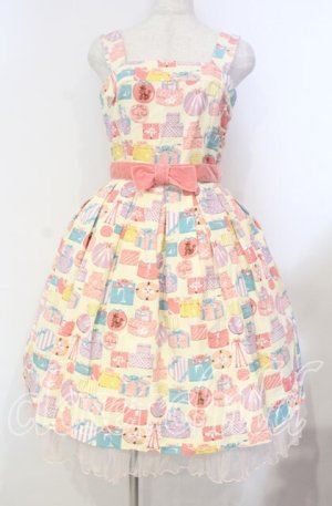 画像: Emily Temple cute / プレゼントBOXノースリーブワンピース  ピンク O-25-11-04-036-ET-OP-IG-OS