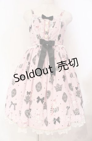 画像: Angelic Pretty / Mademoiselle de Parisジャンパースカート  ピンク O-25-11-04-038-AP-OP-YM-OS