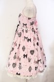 画像4: Angelic Pretty / Mademoiselle de Parisジャンパースカート  ピンク O-25-11-04-038-AP-OP-YM-OS (4)