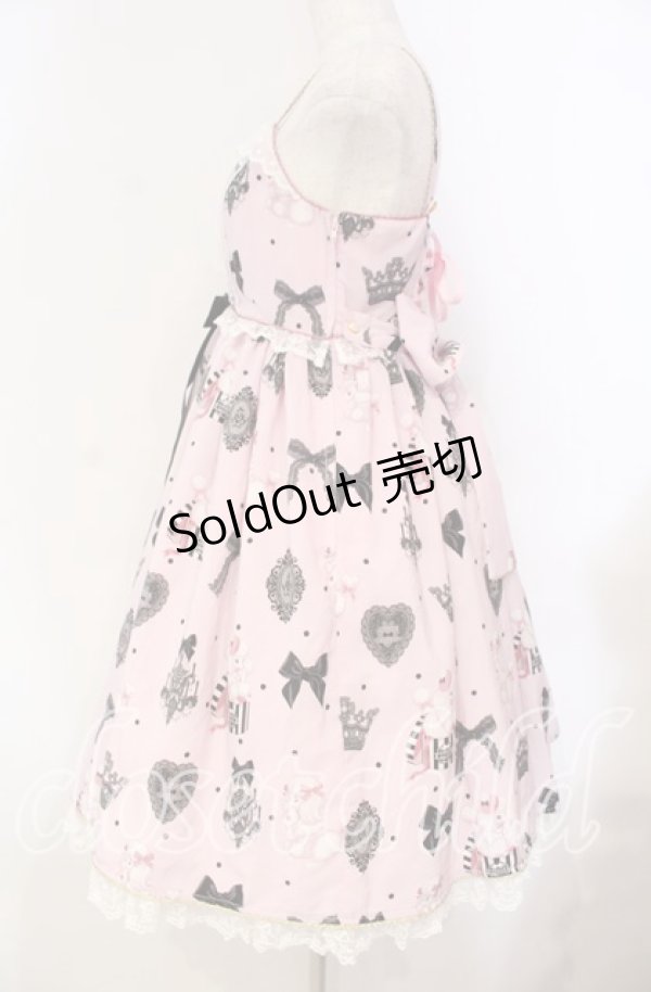 画像4: Angelic Pretty / Mademoiselle de Parisジャンパースカート  ピンク O-25-11-04-038-AP-OP-YM-OS (4)