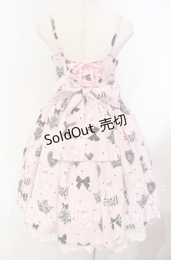画像5: Angelic Pretty / Mademoiselle de Parisジャンパースカート  ピンク O-25-11-04-038-AP-OP-YM-OS (5)