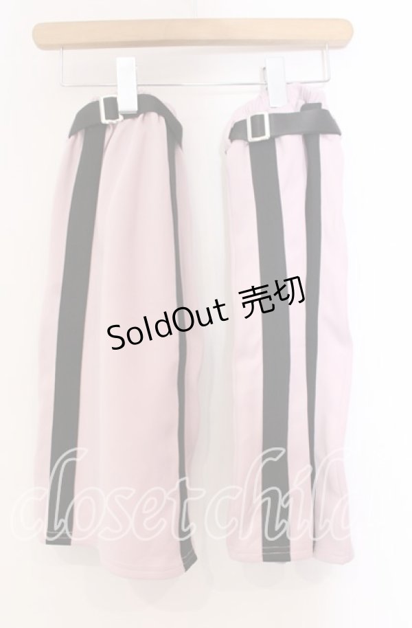 画像3: DearMyLove / 選べる丈ラインジャージレッグウォーマー  ピンク O-25-11-04-004-EL-ZA-OW-OS (3)