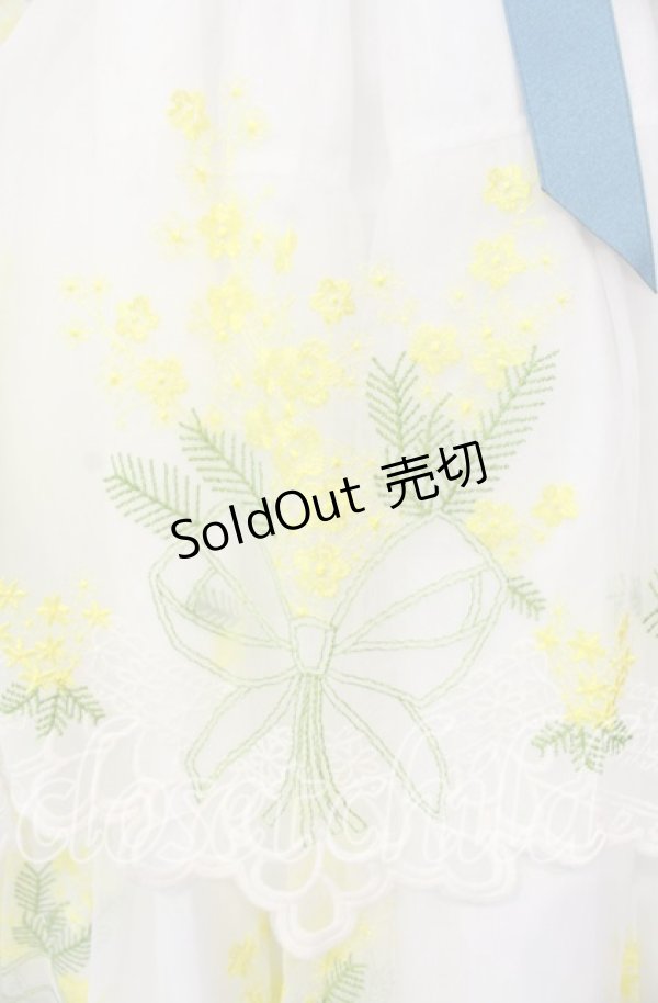 画像3: BAROQUE /  x Sakizoコラボ Mimosaドレス  シロ O-25-11-04-044-EL-OP-IG-OS (3)