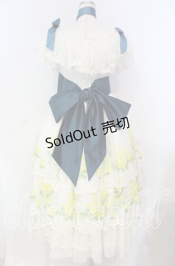 画像5: BAROQUE /  x Sakizoコラボ Mimosaドレス  シロ O-25-11-04-044-EL-OP-IG-OS (5)