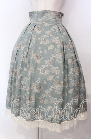 画像: Victorian maiden / カントリーハイウエストスカート  ライトグリーン O-25-11-04-045-CL-SK-IG-OS