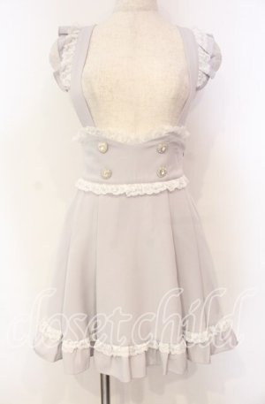 画像: DearMyLove / ときめきハートビジューレーススカート S グレー O-25-11-04-047-EL-SK-OW-OS