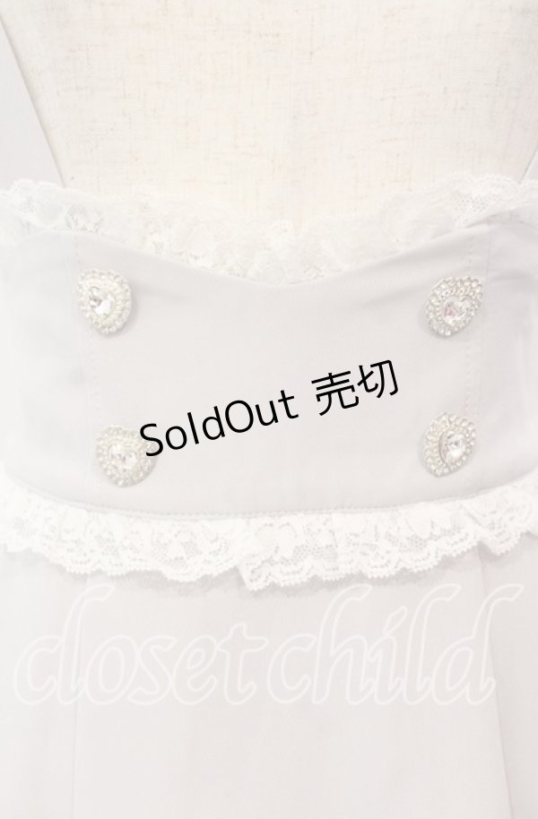 画像2: DearMyLove / ときめきハートビジューレーススカート S グレー O-25-11-04-047-EL-SK-OW-OS (2)