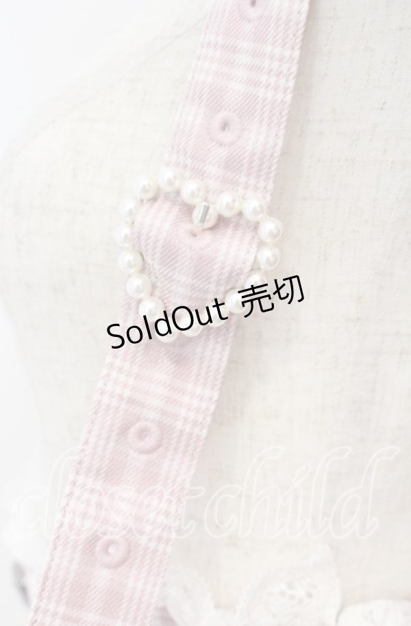 画像3: DearMyLove / はしごレースアップフリルハートスカート S ピンク O-25-11-04-048-EL-SK-OW-OS (3)