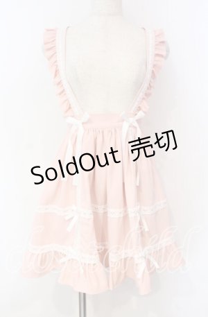 画像: DearMyLove / はしごレースサス付きフリルリボンスカート S ピンク O-25-11-04-053-EL-SK-OW-OS