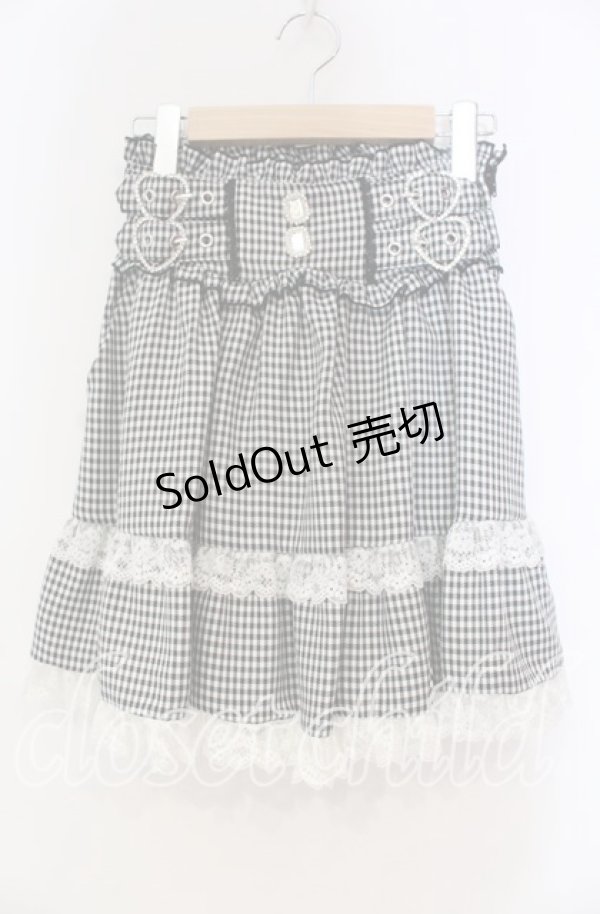 画像1: DearMyLove / ハイウエストフリルティアードフリルスカート S クロ O-25-11-04-055-EL-SK-OW-OS (1)