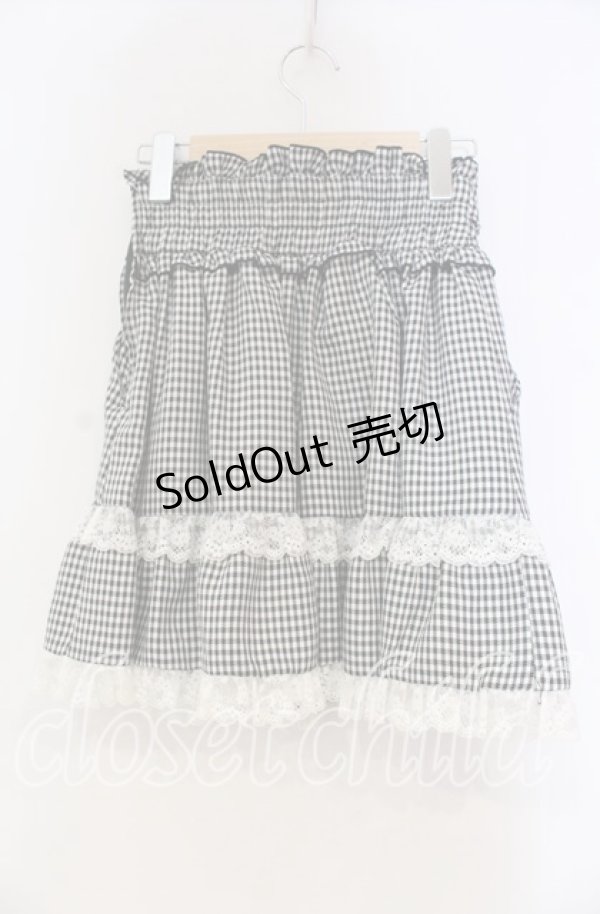 画像3: DearMyLove / ハイウエストフリルティアードフリルスカート S クロ O-25-11-04-055-EL-SK-OW-OS (3)