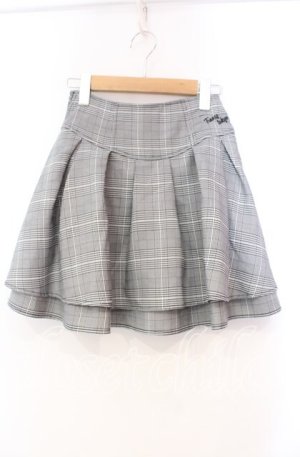 画像: TRAVAS TOKYO / レイヤードフリルスカート M グレー O-25-11-04-058-PU-SK-OW-OS