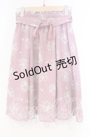 画像: LODISPOTTO / ドット花柄スカート S ピンク O-25-11-04-059-LO-SK-OW-OS