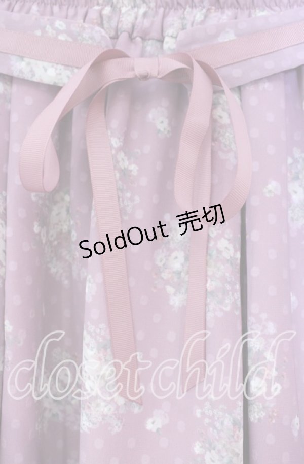 画像2: LODISPOTTO / ドット花柄スカート S ピンク O-25-11-04-059-LO-SK-OW-OS (2)
