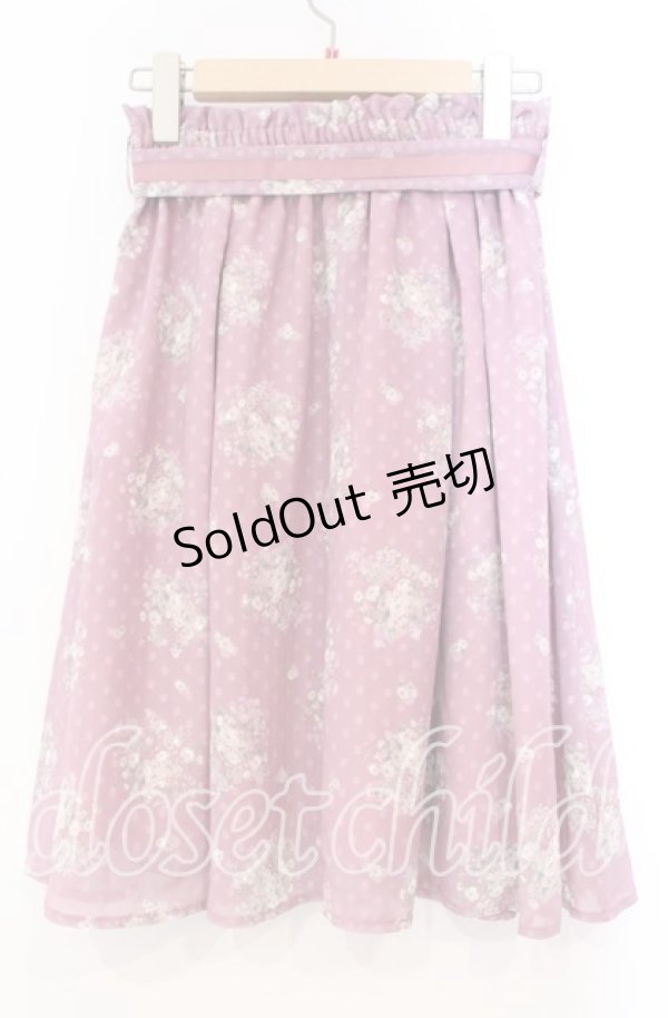 画像3: LODISPOTTO / ドット花柄スカート S ピンク O-25-11-04-059-LO-SK-OW-OS (3)
