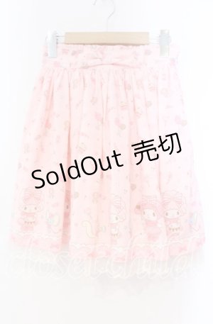画像: サンリオ / マイメロディパレード 大人スカート M〜L ピンク O-25-11-04-060-EL-SK-OW-OS