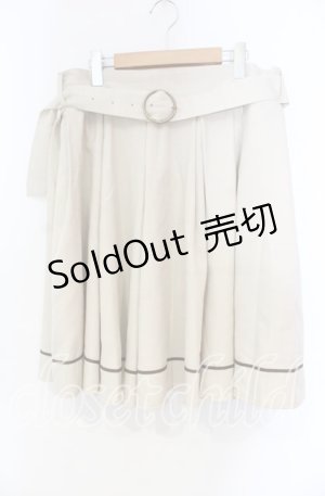 画像: 【SALE】Kurumi Collaboration / マリンアカデミアスカート 3L ベージュ O-25-11-04-061-LO-SK-IG-ZT249